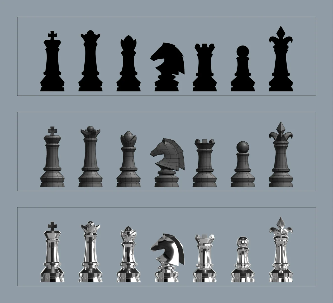 chess.fi — thumbnail 3 3dmodel a chessfi piece models 