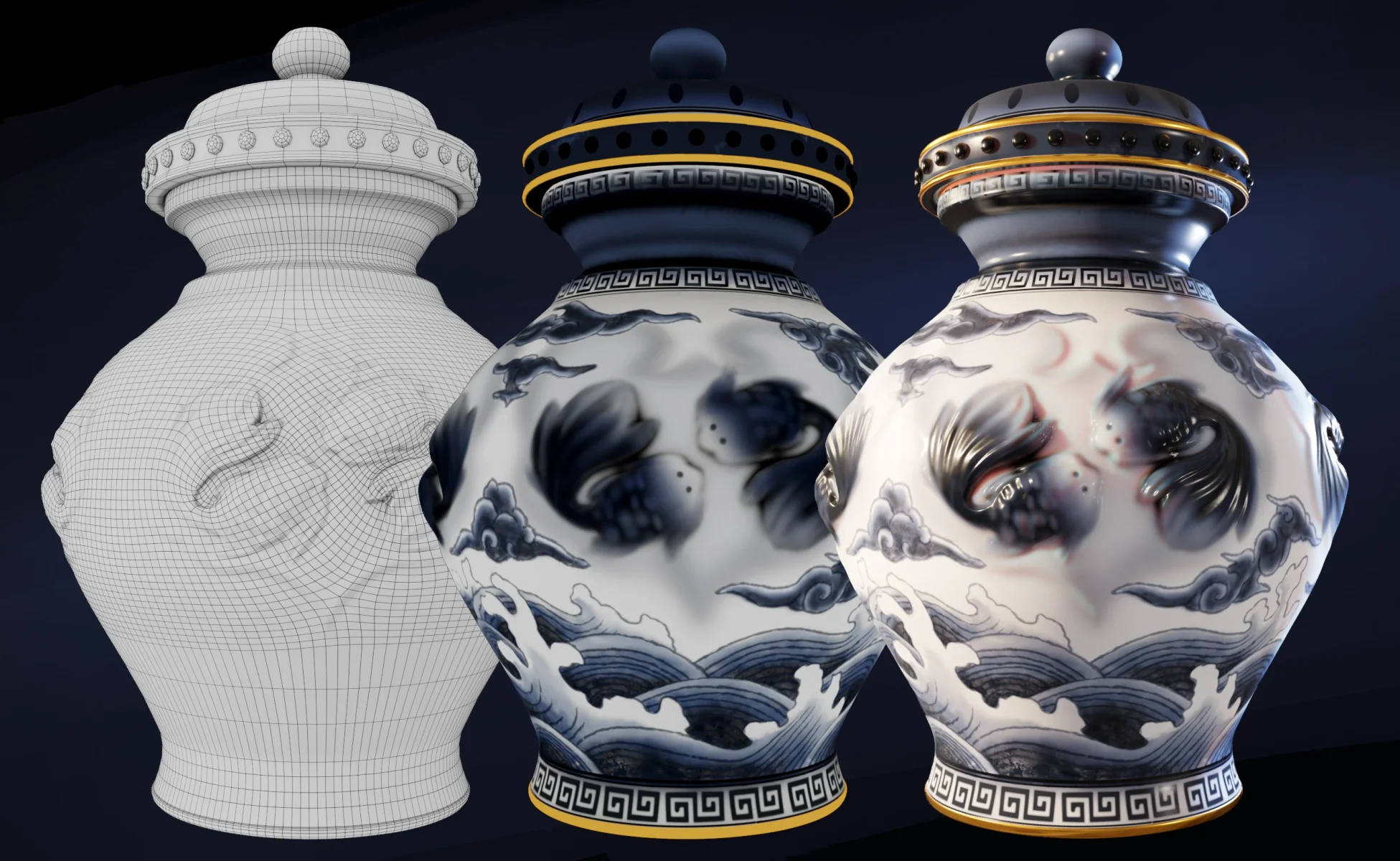 Dragon Vase — thumbnail 1 3dmodel