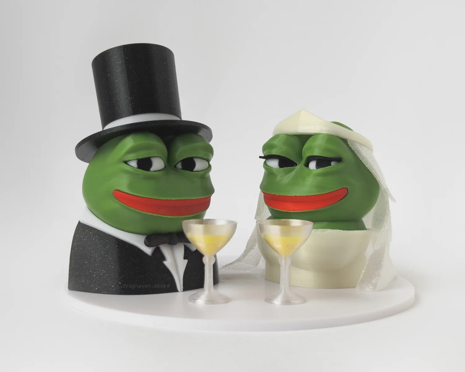 3D Printed Pepes — FH Pepe Wedding (0)