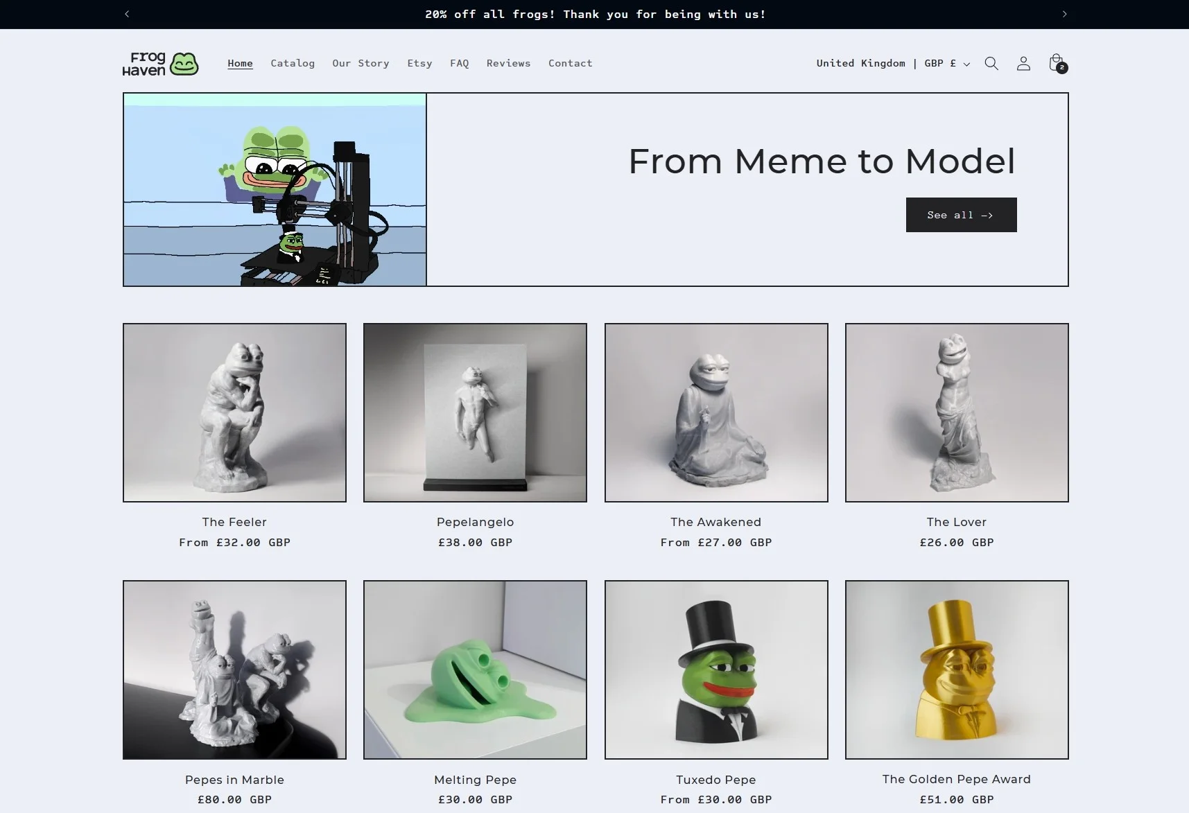 Frog Haven — a froghaven.store in 2025 Feb 