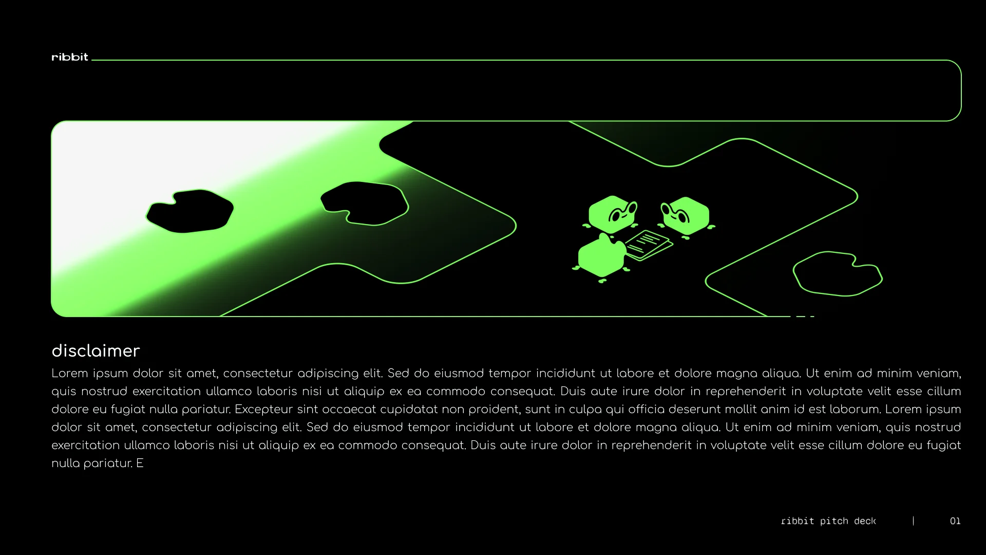 Ribbit — Slide 01
