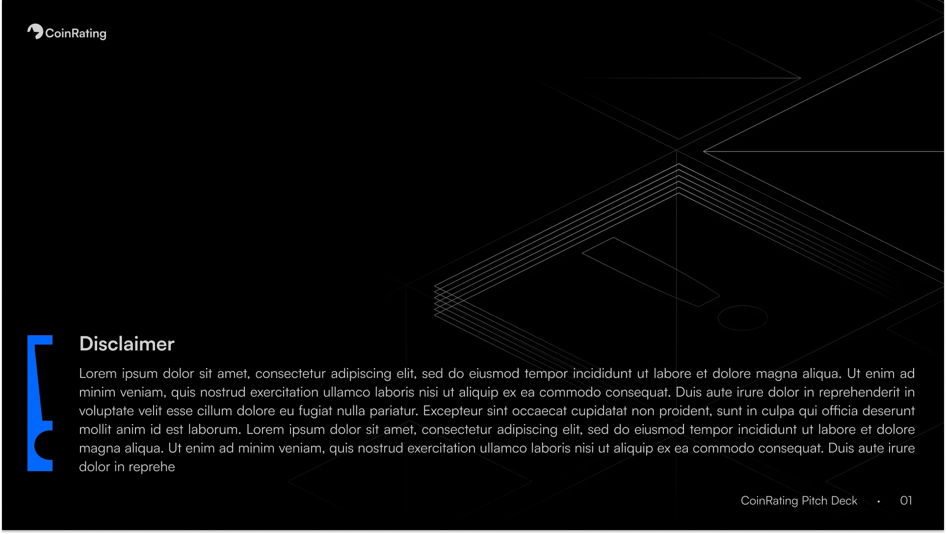 Coinrating Branding & Pitch Deck — z01 Pitch Deck