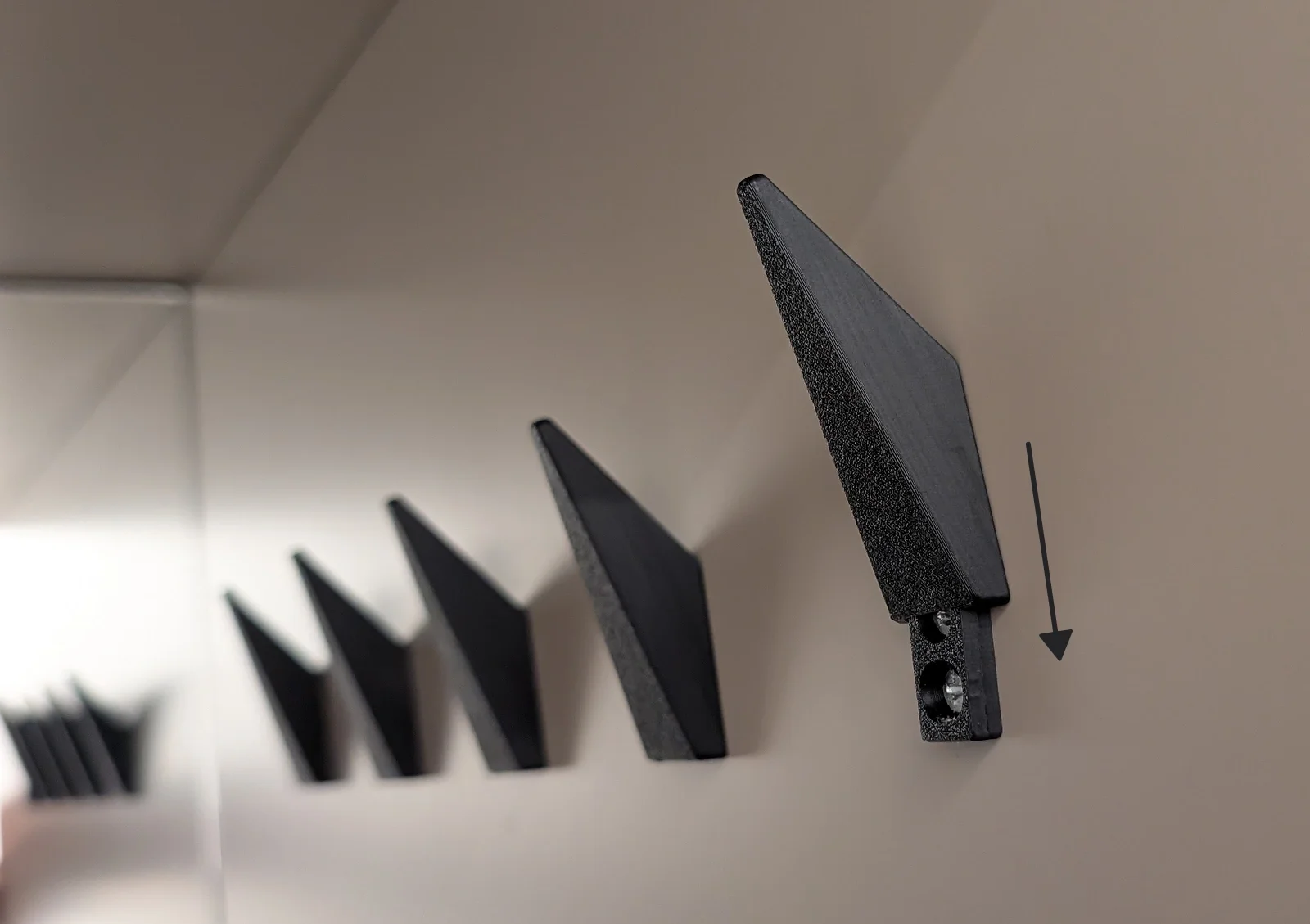 3D Printable Hooks — v dark variation 2