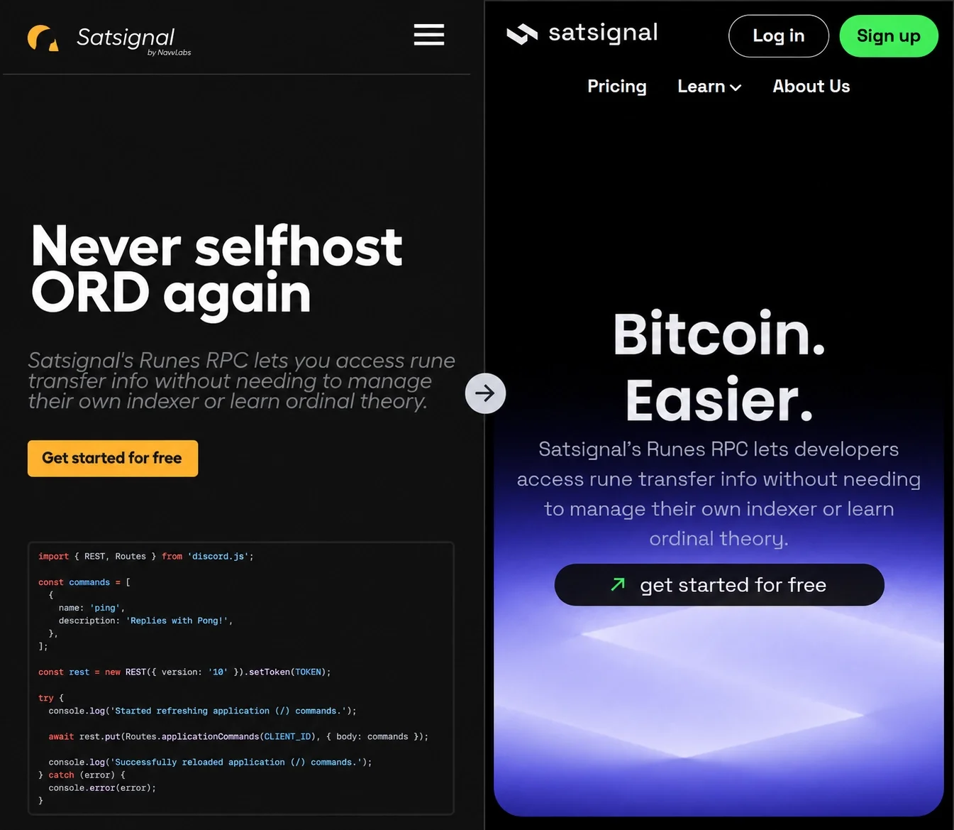 Satsignal — satsignal before after 