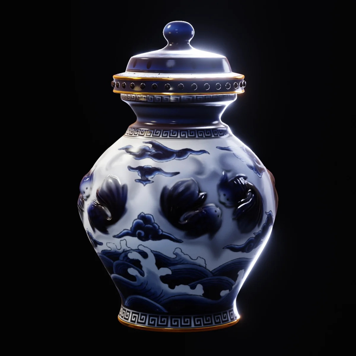 Dragon Vase — thumbnail 4 3dvisual 1