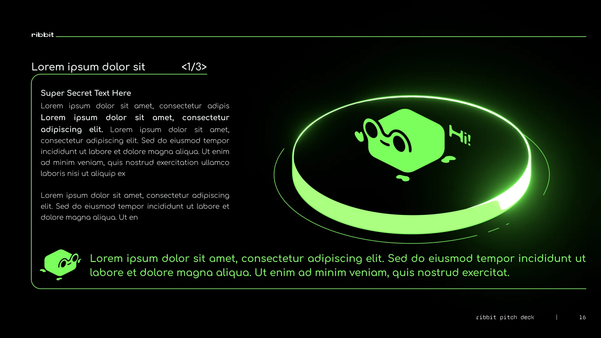 Ribbit — Slide 16