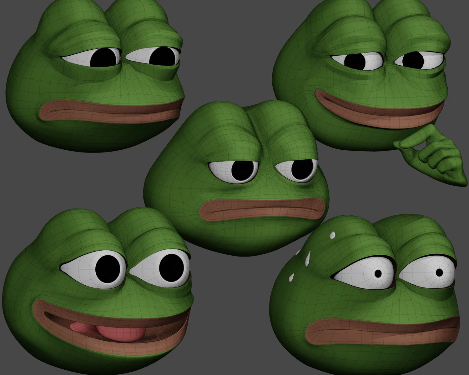 3D Printed Pepes — thumbnail 6 3dmodel