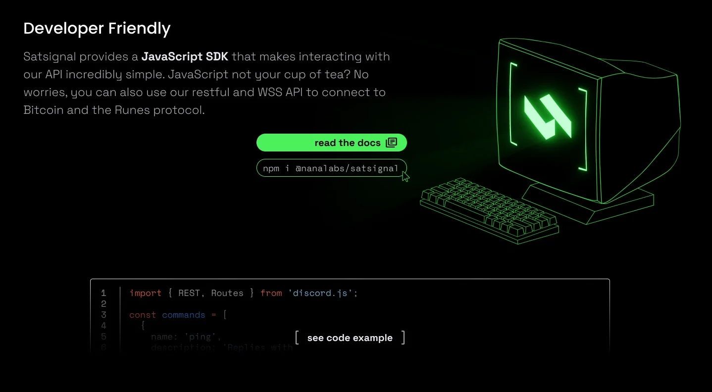 Satsignal — a satsignal developer friendly