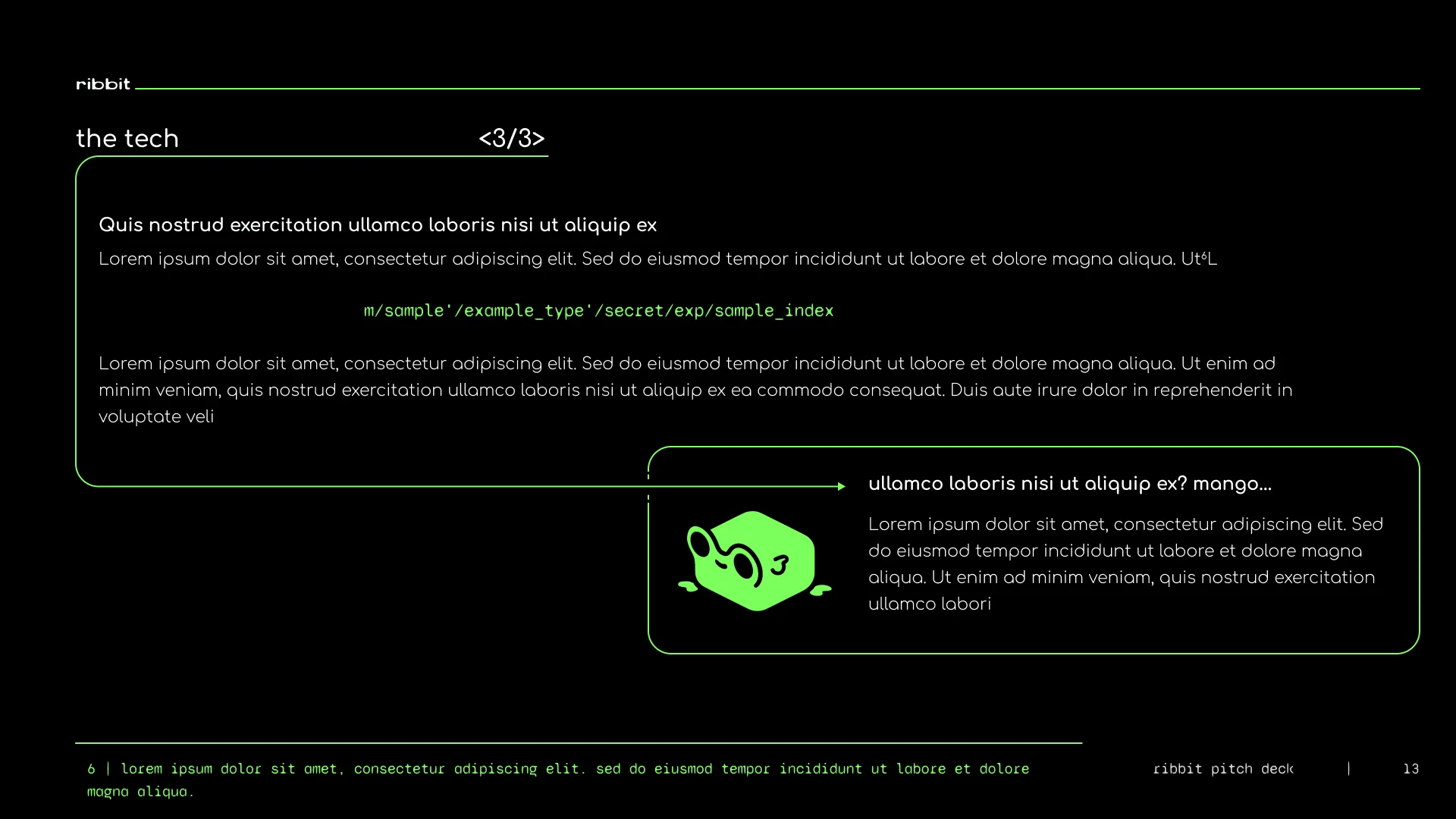 Ribbit — Slide 13